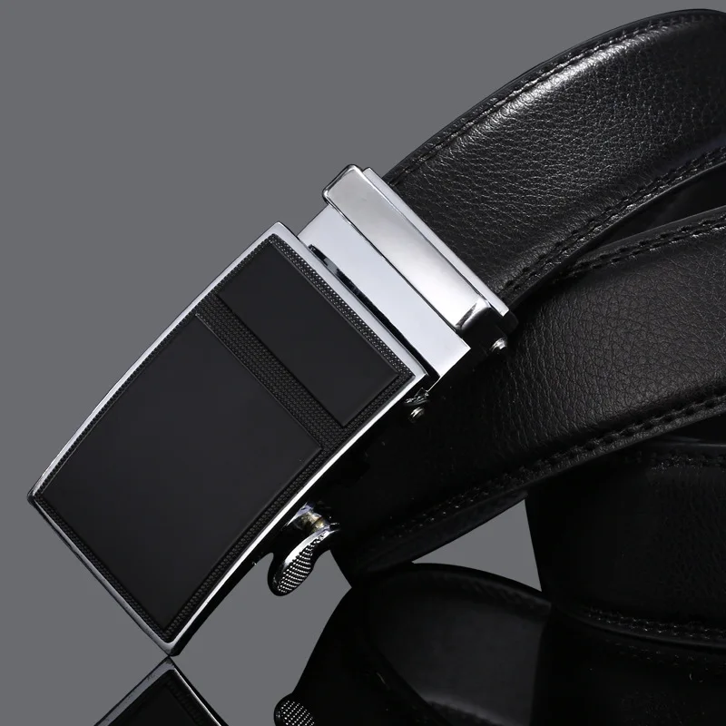 

Men's Leather Belt Cowhide Automatic Buckle Men's Leather Belt Business Casual Pants with Leather Factory Wholesale Generation o