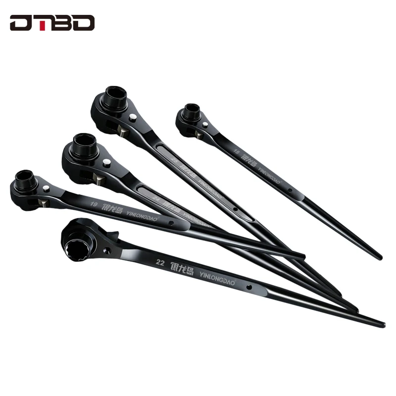 DTBD ключ с трещоткой и рукояткой С Острым Хвостом Женский двухсторонний рукав