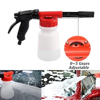 car wash tool foam nozzle bottle sprayer generator 5 gears adjustable high pressure washer 900ml multi functional watering can