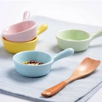 mini handle ceramic plate jam dish photography accessories for food seasonings grains sauces shoot photography studio props