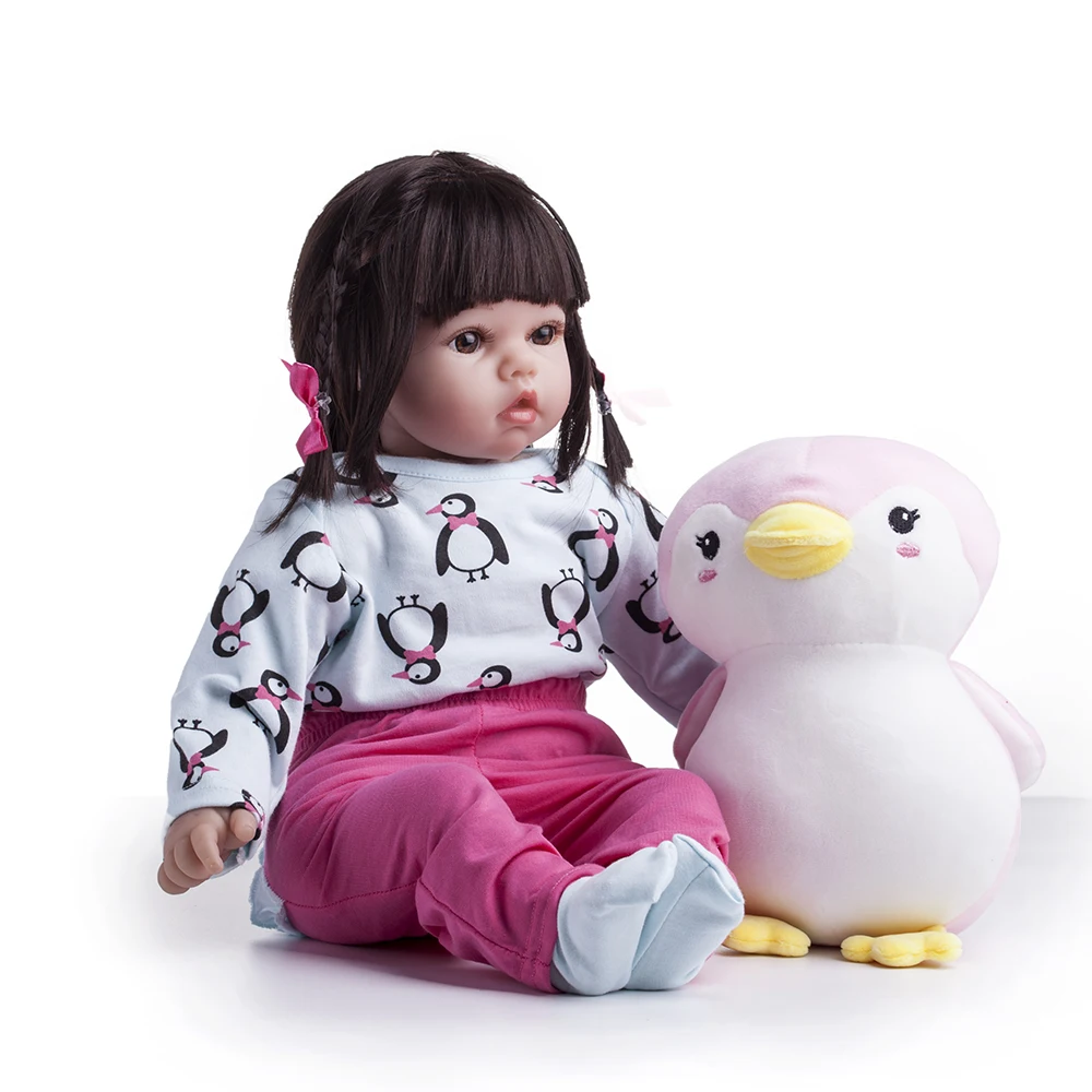 Кукла реборн Мягкая силиконовая Реалистичная кукла младенец подарок для детей