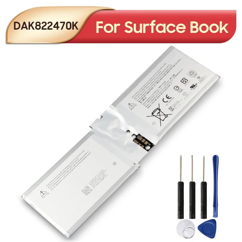 

Original Replacement Tablet Battery DAK822470K For Microsoft Surface Book 1703 2387mAh with Tools