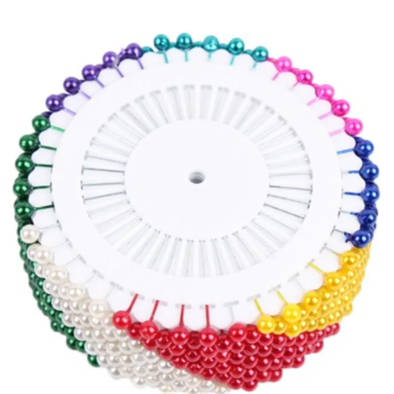 480 шт./лот швейные булавки с круглой жемчужной головкой для изготовления одежды