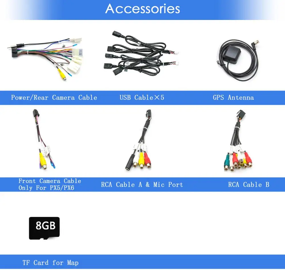 5 USB портов PX6/Octa Core Android 9 0 автомобильный DVD плеер для Toyota Corolla 2007 2008 2009 2010 2011