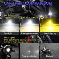 10000lm h4 led moto h6 ba20d led motorcycle headlight bulbs csp lens white yellow hi lo lamp scooter accessories fog lights
