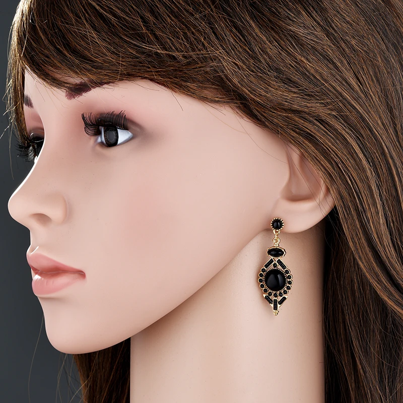Винтажные Этнические украшения индийские серьги Jhumka с красными бусинами