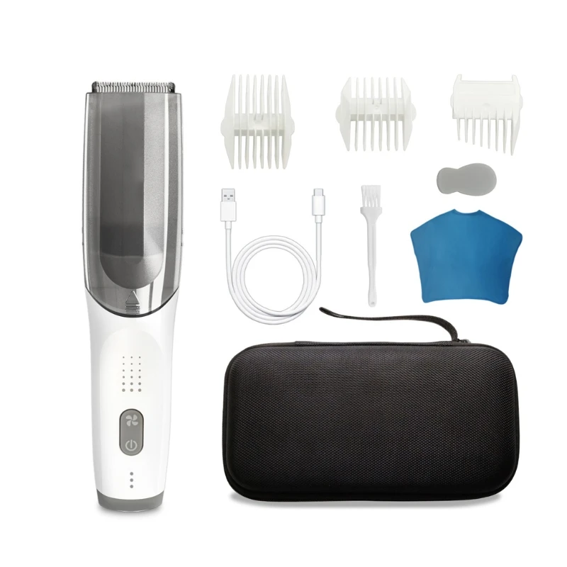 

Professional Electric Hair Clippers Beard Trimmer Barber Grooming Kit USB Rechargeable Cordless Haircut Machine Cutting Shaver