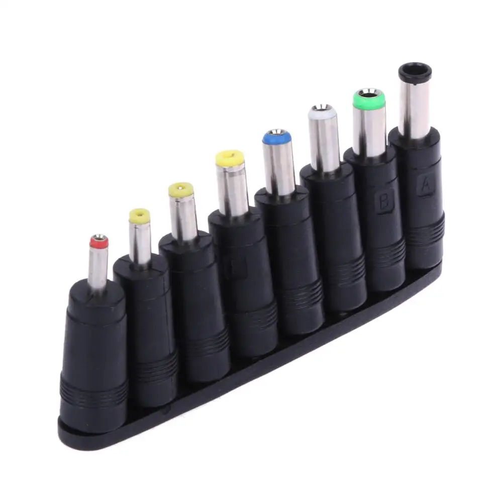 Универсальный адаптер питания для ноутбуков 8 шт. угловой разъем ноутбука