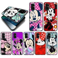disney minnie mouse cute for honor play 3e 5 5g 5t 8s 8c 8x 8a 8 7s 7a 7c max prime pro 2019 2020 silicone black phone case