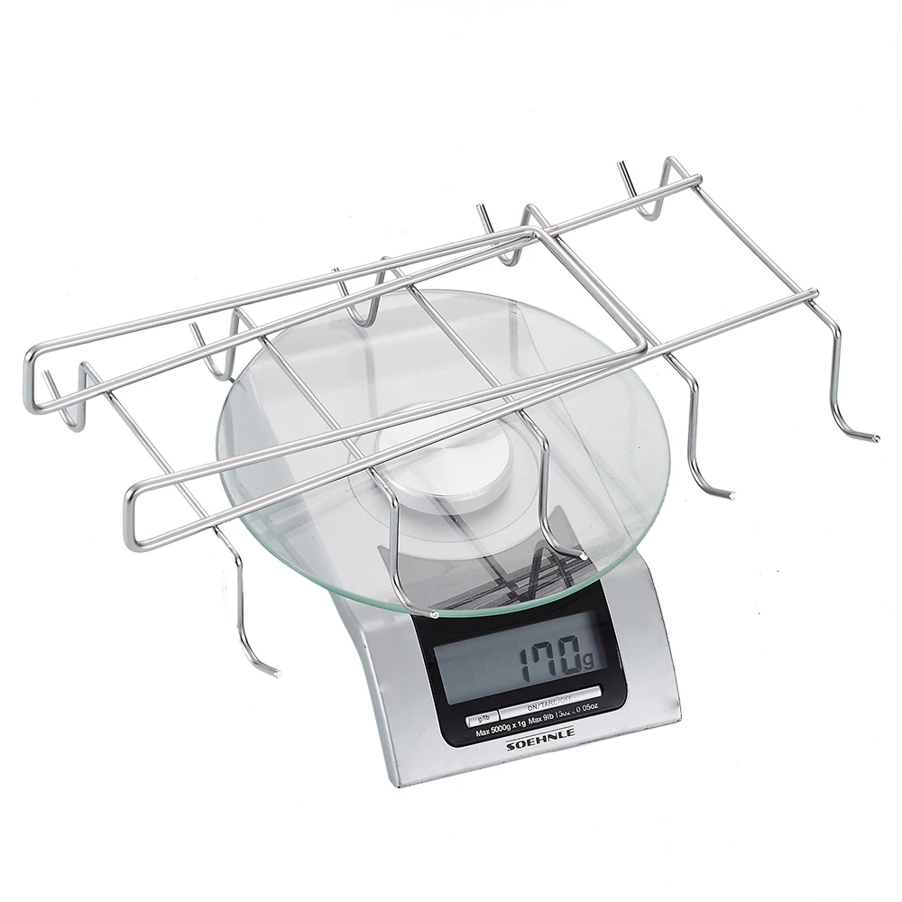 

10 Hooks Stainless Steel Kitchen Rack Cupboard Hanging Tumbler Holders Coffee Tea Cup mug Holder Shelf for Insetting Cup Holder