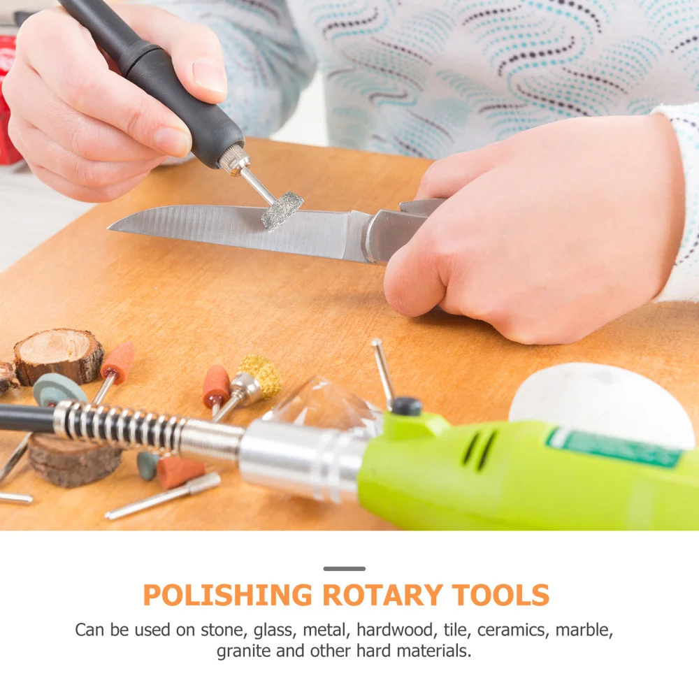 

20Pcs Diamond Coated Grinding Burrs Bits Practical Diamond Grinding Head