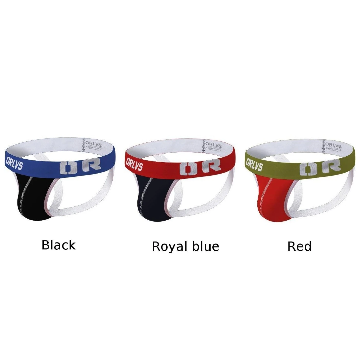 

Men\\'s Briefs Male Underwear Hollow Jockstrap Low Waist Soft Printed Stretch