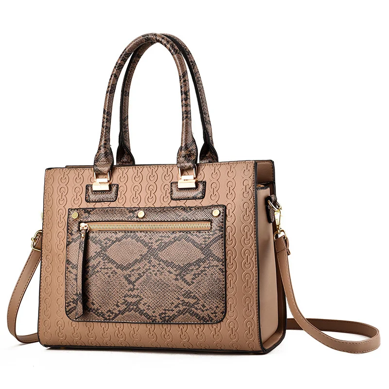 Змеиной кожи женская сумка новые модные сумки из натуральной тенденция плеча