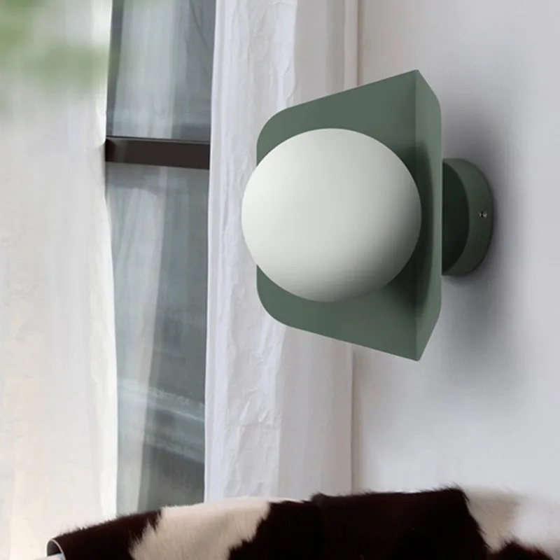 Современный Креативный двойной светодиодный настенный светильник для детей