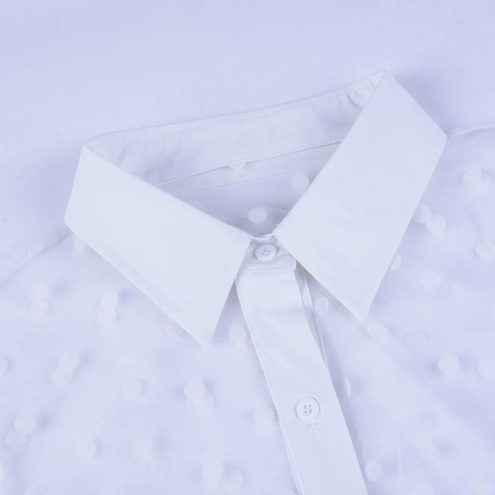 Женская Пляжная накидка в горошек тонкая привлекательная сетчатая с отложным