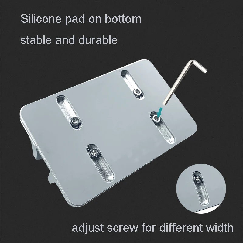 Вертикальная Регулируемая подставка для ноутбука алюминиевый Портативный