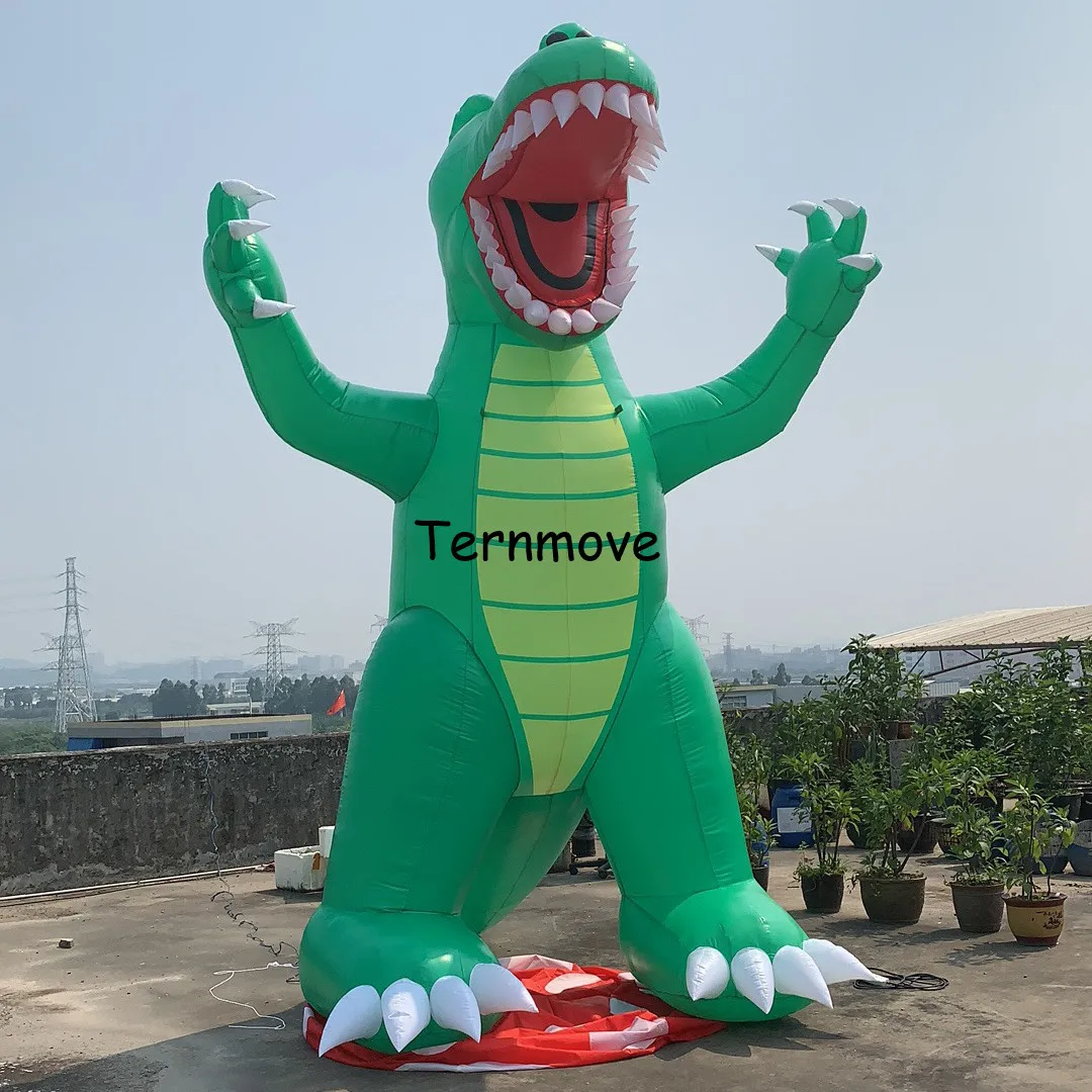 Надувная модель динозавра мультяшный гигантский надувной динозавр стоячий шар