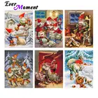 Набор для алмазной живописи с мультяшным стариком, 4Y534