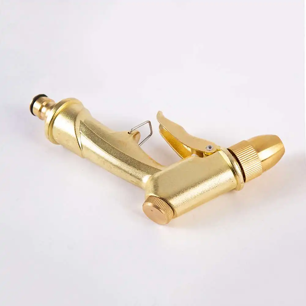 

Plating Gold Car Washing Tool High Pressure Household Cleaning Spray Watering Irrigation Home Garden Supplies