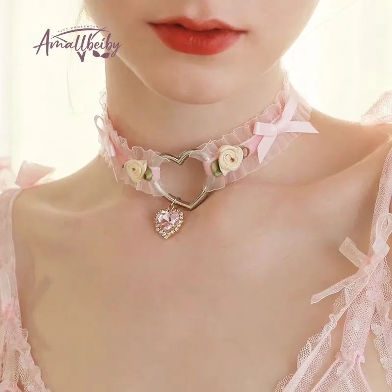 Женское Цветочное Ожерелье-чокер с бантом 1 шт. |