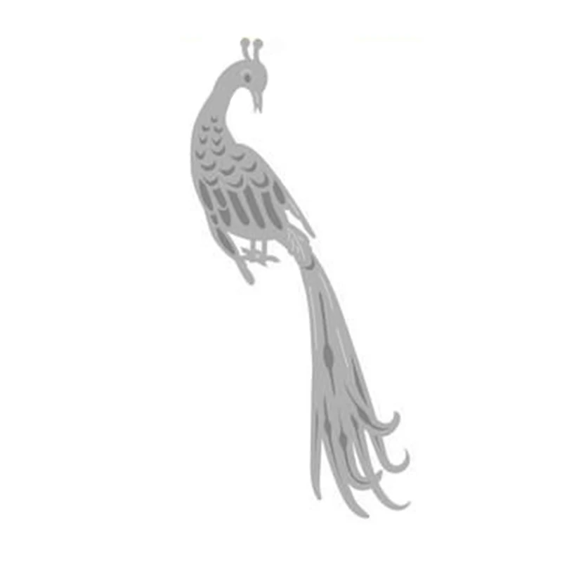 Новый 2021 элегантный птица DIY ремесло металлический Трафаретный вырубной штамп
