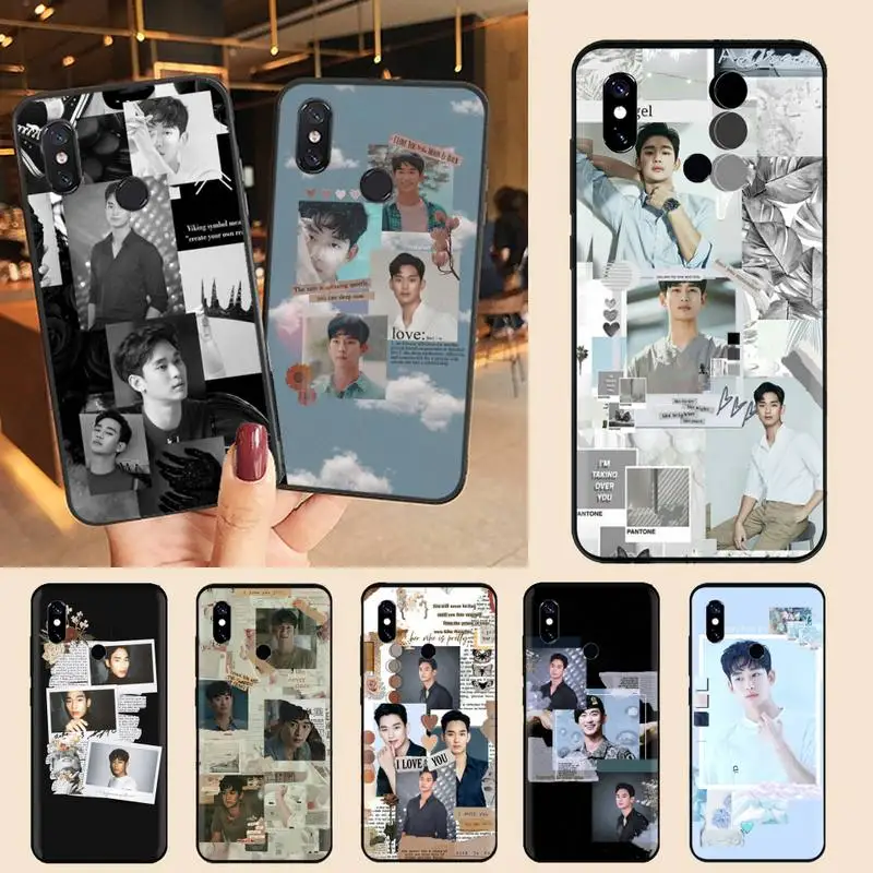 

Kim Soo Hyun Korean actor Phone Case For Xiaomi Redmi note 7 8 9 11 t s 10 A pro lite funda shell coque cover