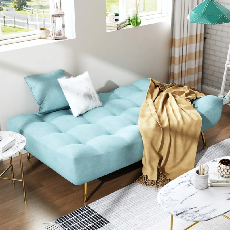 

Sofa bed living room dual-use single double bedroom folding multi-functional fabric sofa