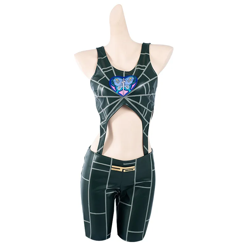 

Anime! JOJO's Bizarre Adventure Stone Ocean Jolyne Cujoh Game Suit Uniform Cosplay Costume Halloween Party Role Play Outfit NEW