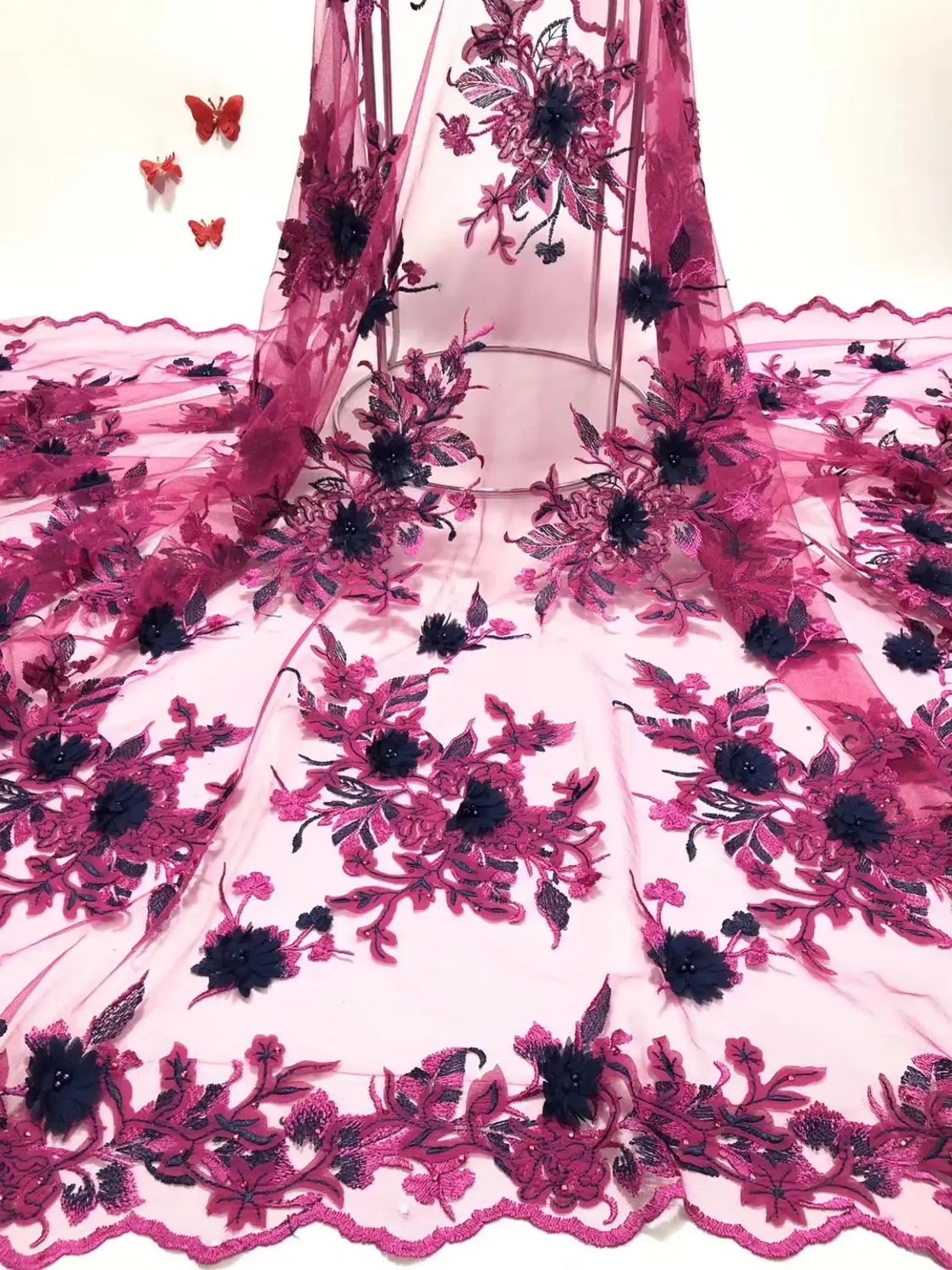 Африканская кружевная ткань 2020 вышитое кружево в нигерийском стиле высокого