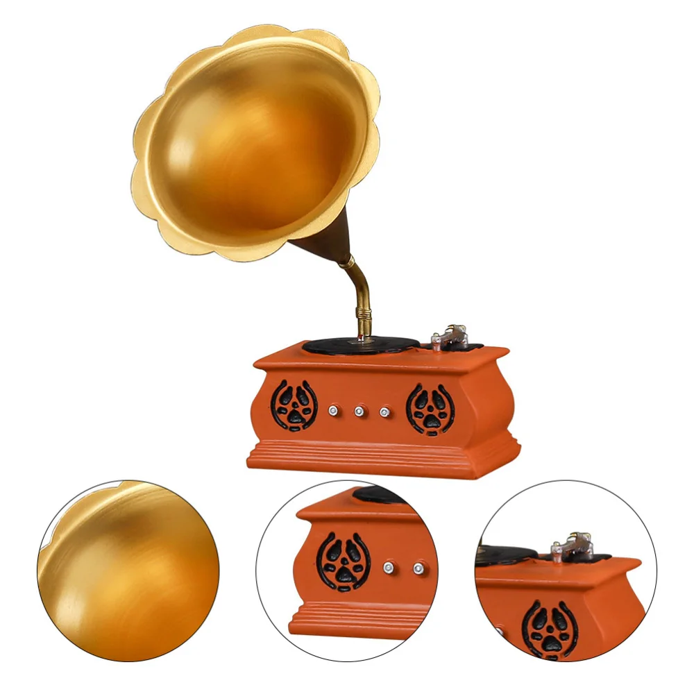 1 шт. фонограф Винтаж украшение для дома в классическом стиле орнамент Desktop