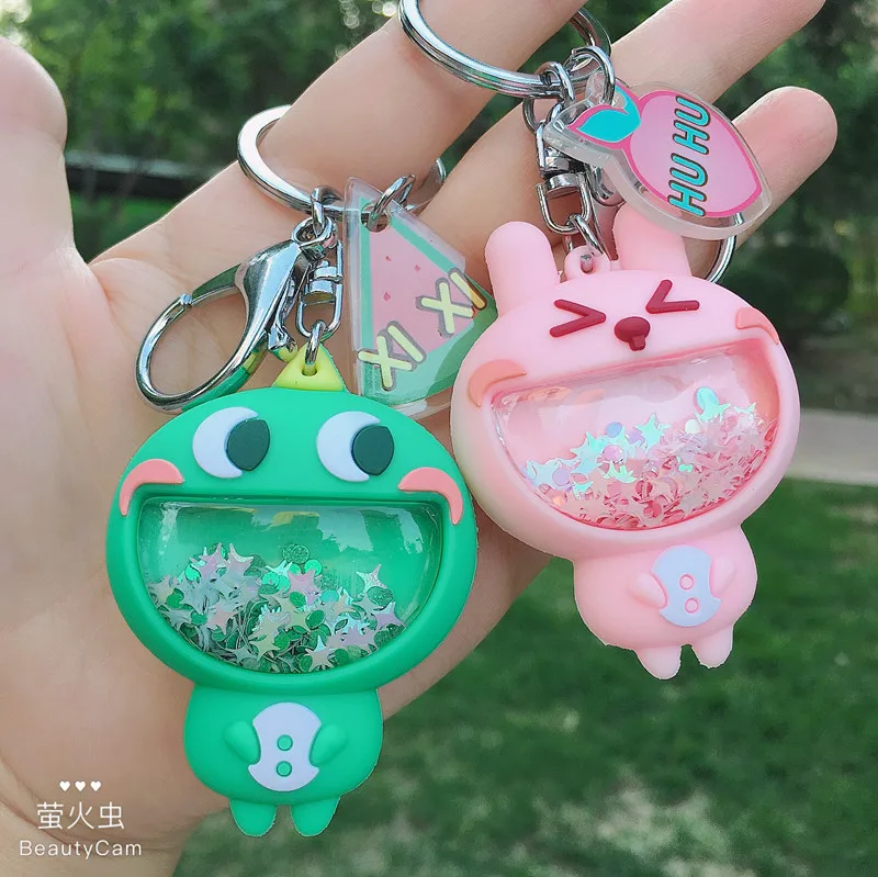 И сердечком для девочек Ins милые масла зыбучие пески большой рот с рисунками