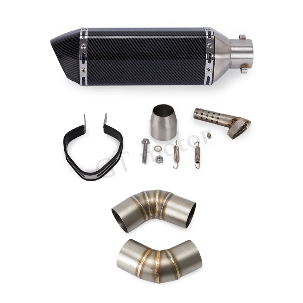 Выхлопная система мотоцикла скольжения на средней трубы звено для DUCATI 696 Monster