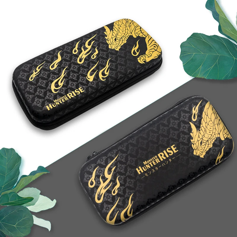 Monster Hunter Rise Case Kit For Nintend Switch Dock Station controller case Console Stand Thumb Grip Shell NS Protection | Электроника