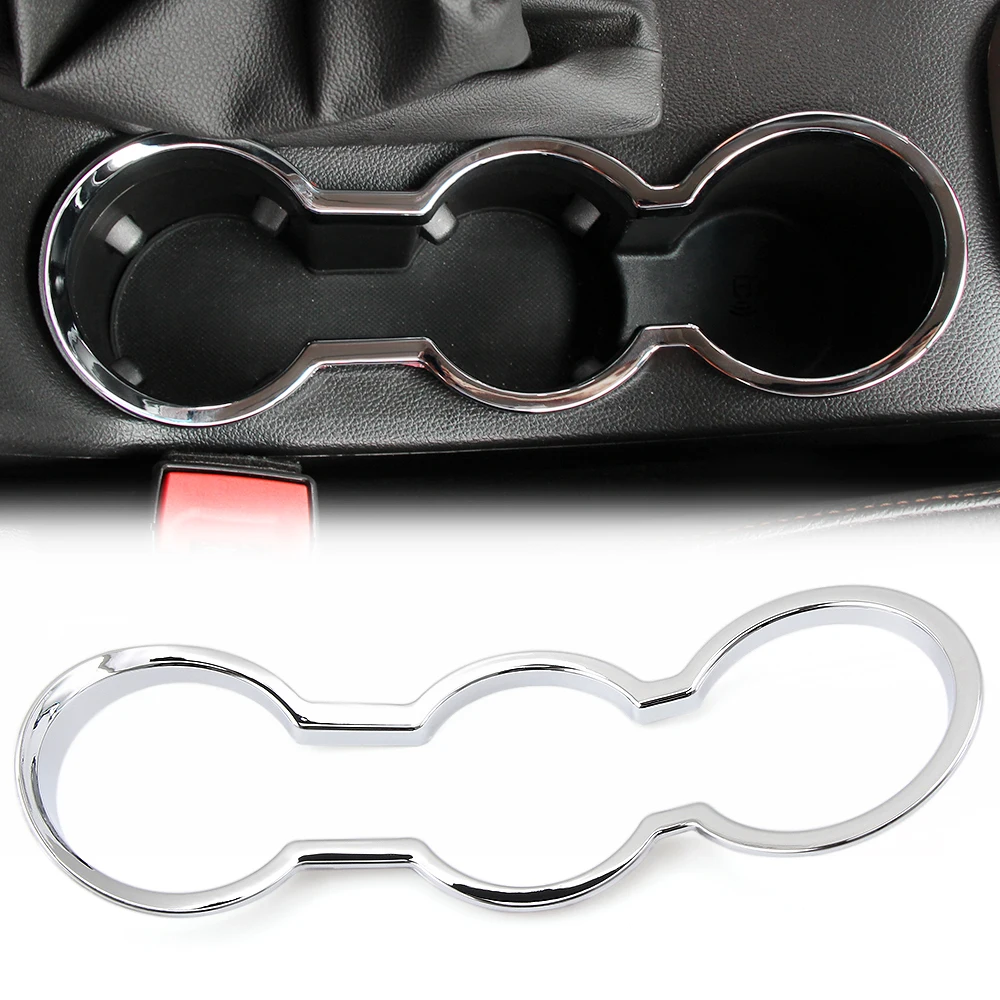 ABS Chrome Interior Car Styling Water Cup Holder Decoration Box ring Light Bar Accessories for BUICK EXCEL XT / GT OPEL ASTRA J |