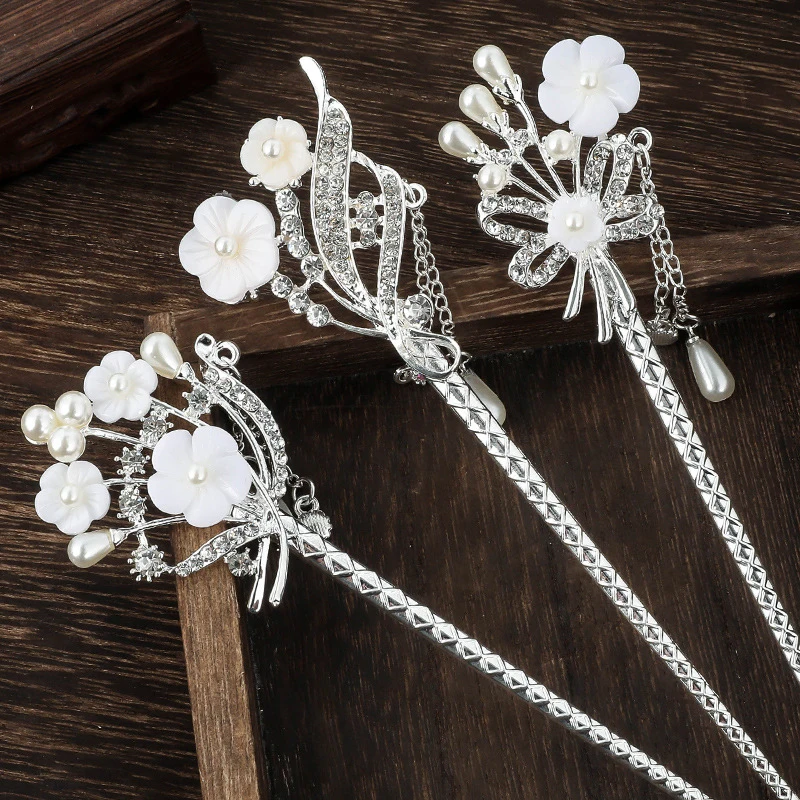 

Hanfu Tassel Hair Clips Girls Ancient Style Hanfu Hairpin Chinese Style Headdress Classical Accessories Fairy