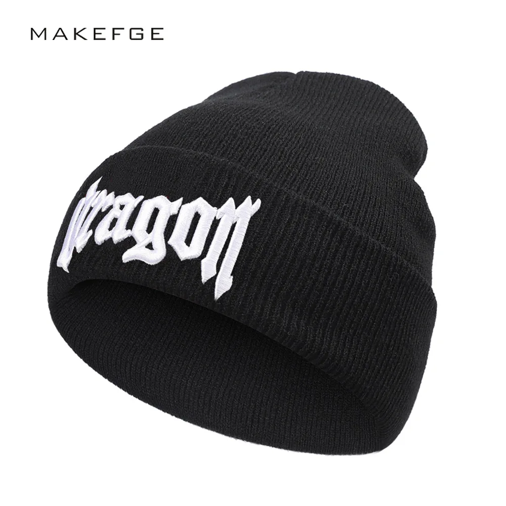 

Новинка 2021, вязаные шапки для мужчин и женщин на осень и зиму, корейские облегающие шапки, Повседневные шапки в стиле хип-хоп с Вышивкой Букв,...