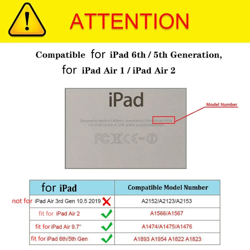 Чехол для iPad Air 2 умный чехол с вращающейся на 360 градусов подставкой Магнитный