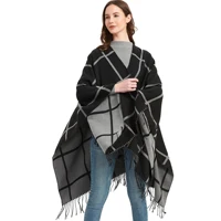 warm reversible scarves for women winter autumn new shawl plaid oversized pashmina shawls mujer bufanda soft thick wrap chal