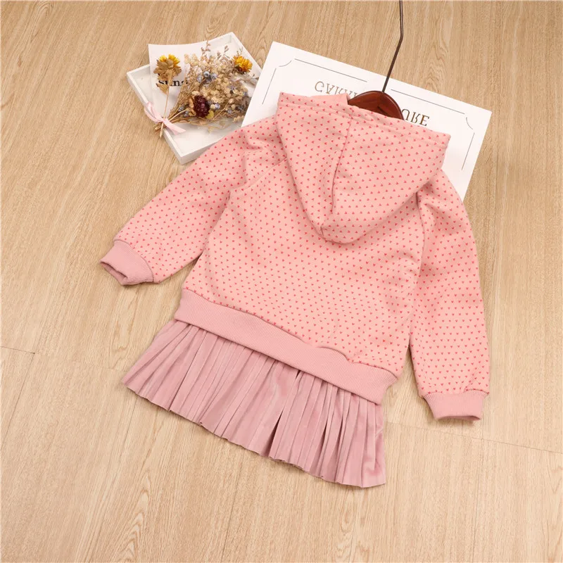 Осеннее платье принцессы с длинными рукавами для маленьких девочек Vestidos одежда