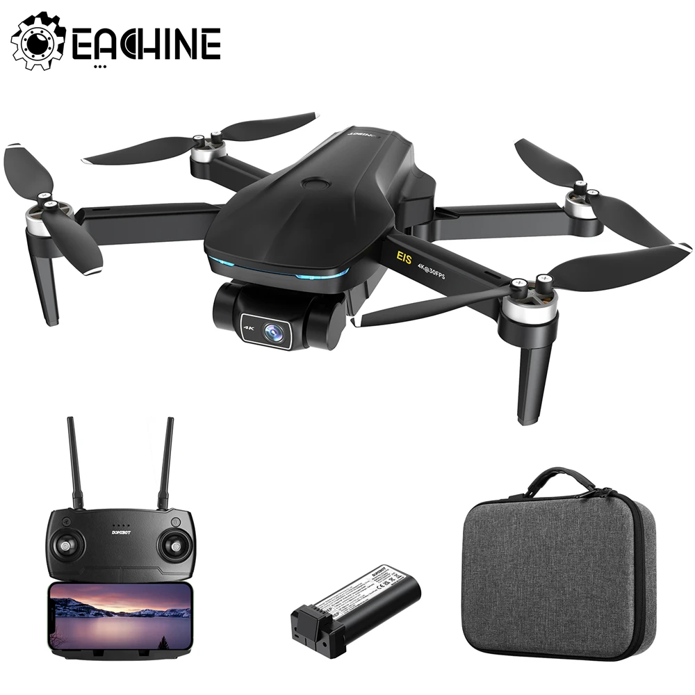 

Eachine EX5 PRO RC Drone 4K Profesional 5G WIFI FPV GPS HD Camera 2-Axis EIS Gimbal 25mins Brushless Foldable Quadcopter Dron