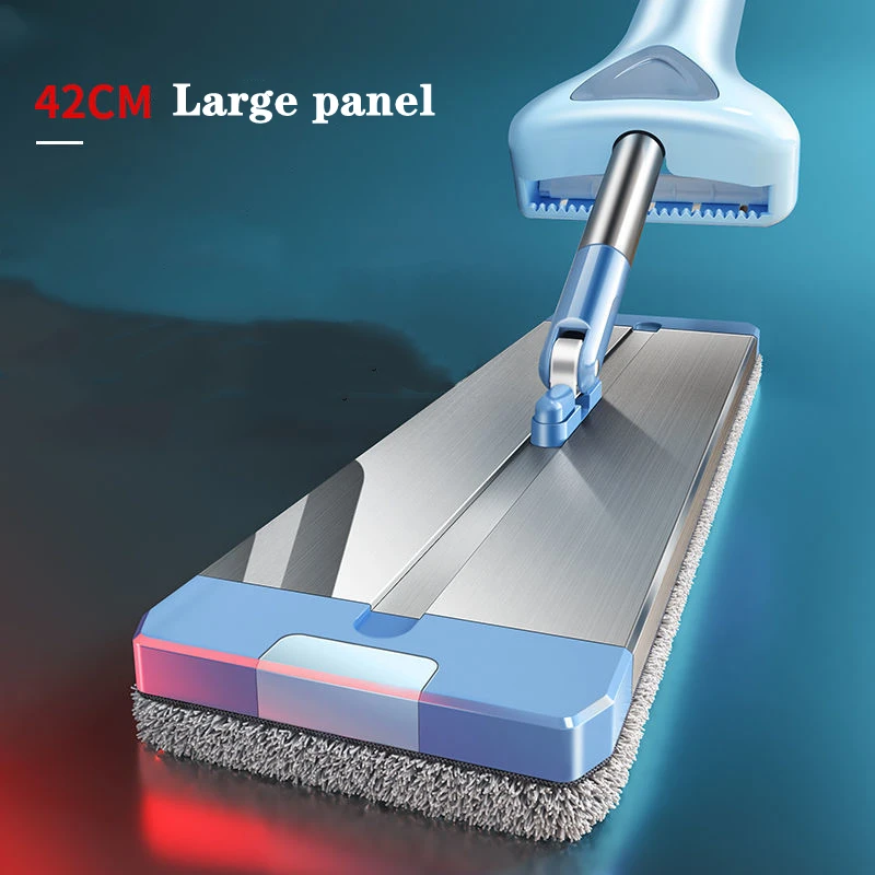 Швабра Konco с автоматическим вращением на 360 ° плоская швабра волшебная