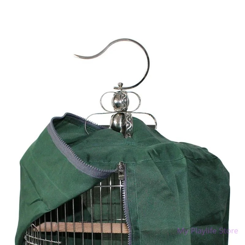 Круглая птичья клетка чехол с птицами попугаями для сна блэкаут Солнцезащитная