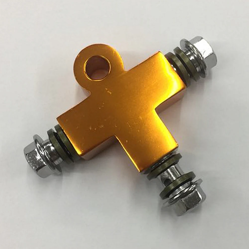 

Motorcycle Tee Coupling House Pipe Durable Hydraulic Brake For Motorcycle Practical Easy Installation Brake Hose Connector