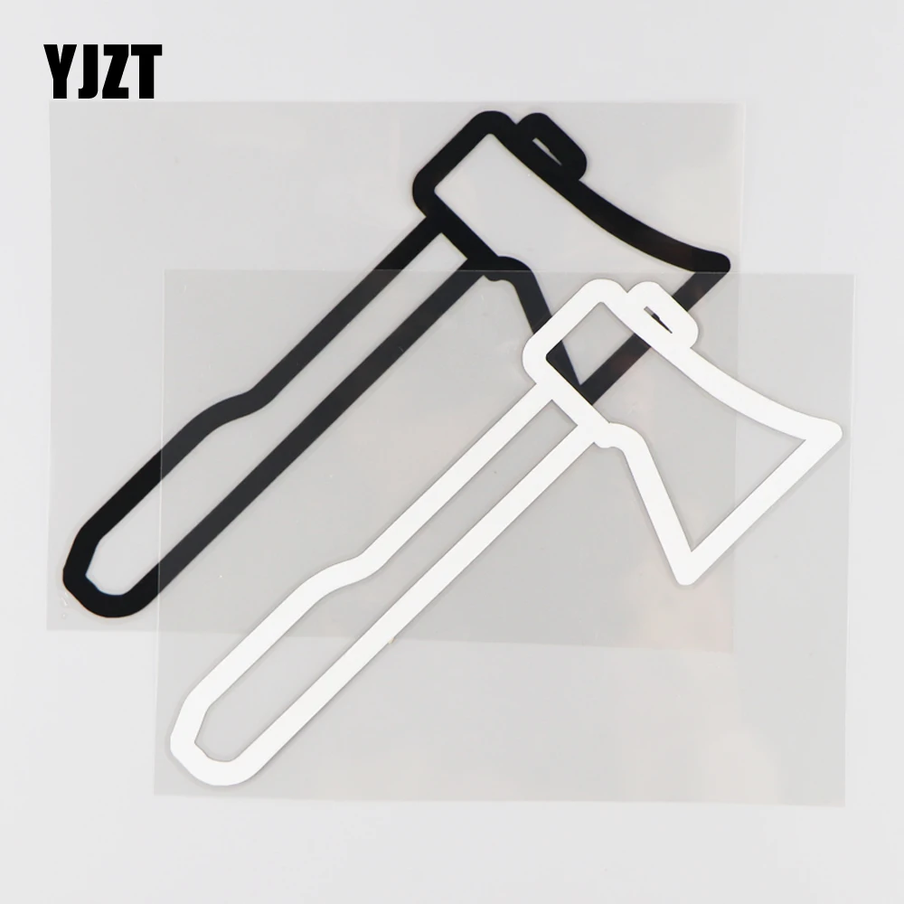 YJZT 17 1 см * 13 Автомобильная наклейка с изображением оружия топора виниловая