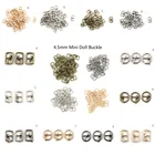 310 шт. 4,5 мм мини-пряжка сделай сам, Лоскутная Пряжка для кукол, одежды, регулируемые аксессуары, рукоделие, шитье