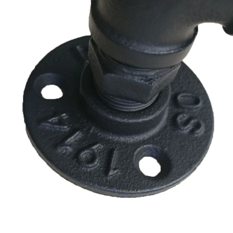 New Industrial Style Pipe Furniture Handle Barn Sliding Wooden Door Handles Black Antique Vintage European Wrought Iron Rope Han |