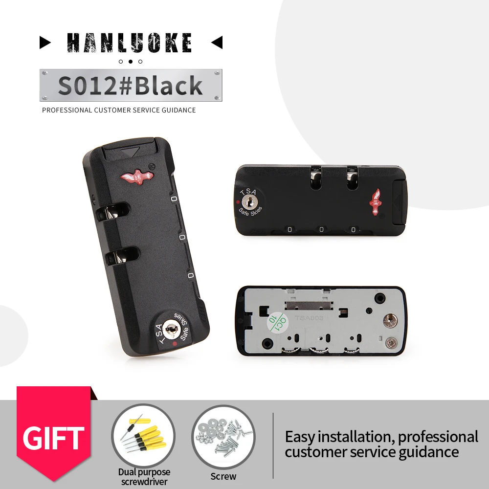 

Дорожная тележка HANLUOKE s012, комбинированный замок для багажа, аксессуары, универсальная фиксированная застежка