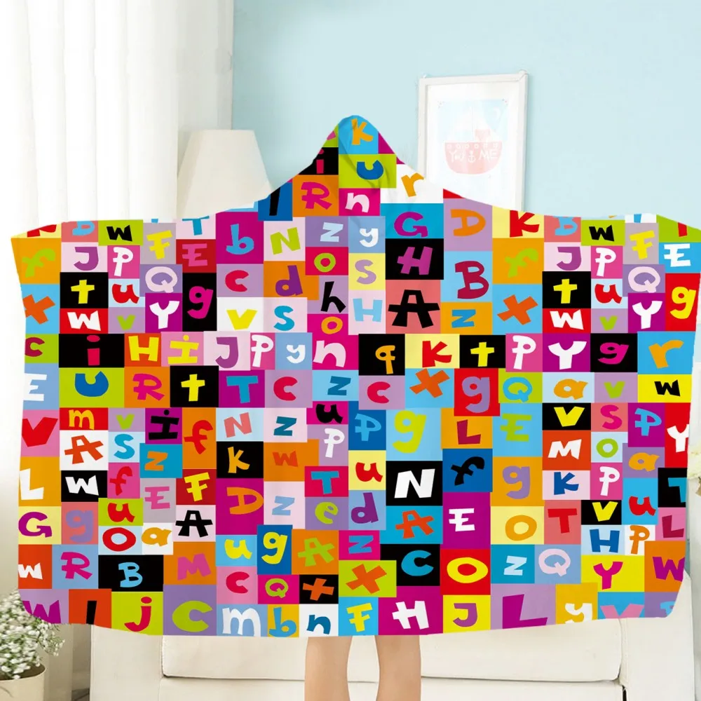 

Цифровые одеяла с капюшоном детские одеяла для дивана шерстяные одеяла могут носить плюшевые одеяла с капюшоном