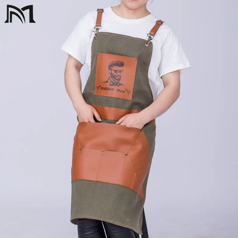 Salons Hairdressing Cape for Hair Cutting Apron Oxford Buga Barber Pocket Dyeing Hairdresser Antifouling Cloth |