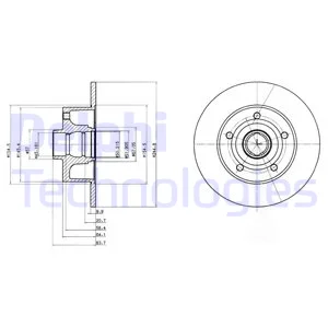 

DELPHI BG3030 DISC REAR 96-02 AI.A4